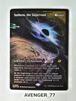 Magic MTG #0360 Sothera The Supervoid FOIL Showcase Edge of Eternities EOE NM - Image 1