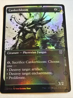 Cankerbloom (Showcase) (Step-and-Compleat Foil) Phyrexia: All Will Be One Foil - Image 1