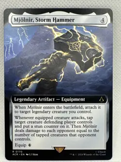 Mjolnir, Storm Hammer (Extended Art) Universes Beyond: Assassin's Creed Regular - Image 1