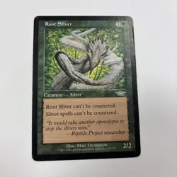 Root Sliver MP MTG Legions English Regular Slivers Can’t Be Countered 137 / 145 - Image 1