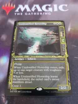 Mtg. Unidentified Hovership. Foil Showcase. Duskmourn. Pack Fresh - Image 1