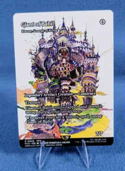 Giant of Babil Final Fantasy Mtg 020 - Traxos Scourge of Kroog (Showcase) - Image 1