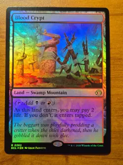 MTG Lorwyn Eclipsed - Blood Crypt - ECL 262 - FOIL - Image 1