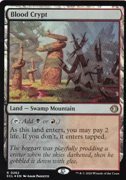 MTG Lorwyn Eclipsed - Blood Crypt - ECL 262 - FOIL - Image 2