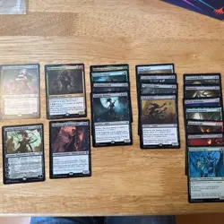 MTG EDH Wither Lot 4 Mythics 8 Rares 7 U/C Scorpion God - Image 1