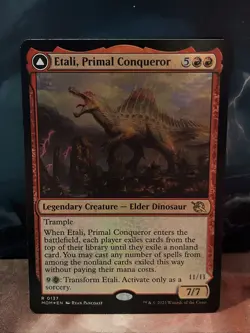 Etali, Primal Conqueror Foil NM Condition MOM Magic Gathering #137 - Image 1