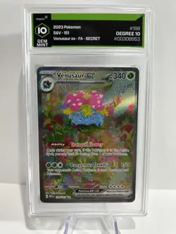 2023 POKEMON SCARLET & VIOLET 151 SPECIAL ILLUSTRATION VENUSAUR EX GEM MINT 10 - Image 1
