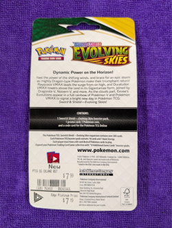 Pokemon TCG: Sword & Shield Evolving Skies Checklane Blister Pack – Eevee Promo - Image 2