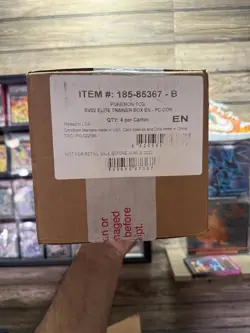 Paldea Evolved Pokemon Center ETB Case - Image 1