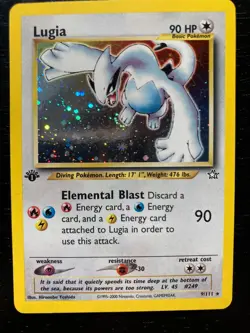 Pokemon Neo Genesis RARE 1st Edition Holo Lugia 9/111. Excellent/Near-Mint Cond - Image 2
