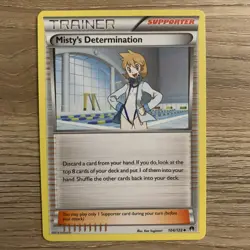 MISTY’S DETERMINATION 104/122 2016 Pokemon XY Breakpoint TCG - Image 1