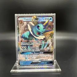 Pokemon Vaporeon GX SM172 Sun & Moon Promo Holo - LIGHT PLAY - Image 1