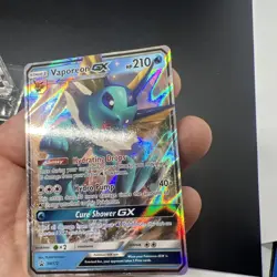 Pokemon Vaporeon GX SM172 Sun & Moon Promo Holo - LIGHT PLAY - Image 4