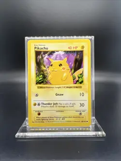 Pokemon Pikachu Shadowless Red Cheeks 058/102 Base Set - HEAVY PLAY - Image 1