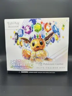 Pokemon Prismatic Evolutions ETB Elite Trainer Box Pokemon Center Exclusive - Image 1