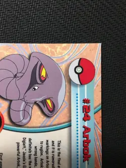 2000 Topps Chrome Pokemon Series 1 Arbok #24 Tekno Chrome - Excellent! - Image 4