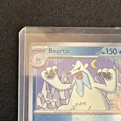 Pokemon Beartic Sv: Black Bolt 026/086 Rare Holo Master Ball HP 150 2025 EN - Image 3