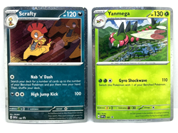 Yanmega SVP 187 Scrafty SVP 188 Pokemon TCG Journey Together Black Star Promos - Image 5