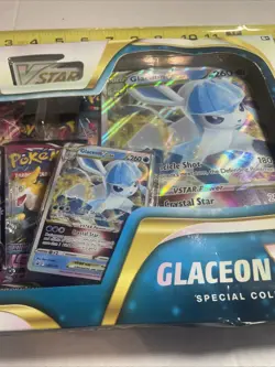 Pokemon TCG Glaceon V Star Special Collection Sword & Shield (Factory Sealed) - Image 3