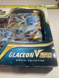 Pokemon TCG Glaceon V Star Special Collection Sword & Shield (Factory Sealed) - Image 4