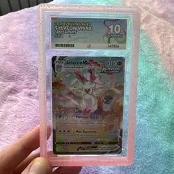 Pokemon TCG Sylveon VMAX Evolving Skies Alt Art 212/203 Ace Gem Mint 10 - Image 1