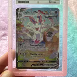 Pokemon TCG Sylveon VMAX Evolving Skies Alt Art 212/203 Ace Gem Mint 10 - Image 2