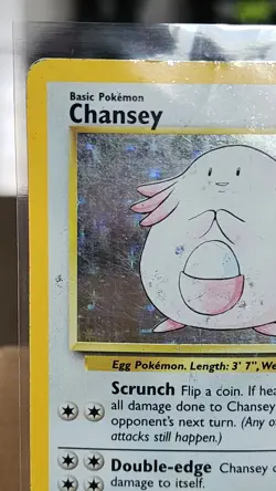 Pokemon TCG Chansey 003/102 Base Set Holo - Image 2
