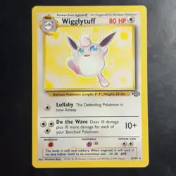Pokemon TCG Wigglytuff Jungle 32/64 Unlimited Non Holo Rare Vintage WotC 1999 - Image 1