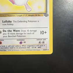 Pokemon TCG Wigglytuff Jungle 32/64 Unlimited Non Holo Rare Vintage WotC 1999 - Image 4