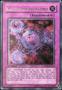 Yu-Gi-Oh! Kartenvernichtungsvirus DPKB-DE 1.Edition Ultimate Rare [G] | DE 2010 - Image 1