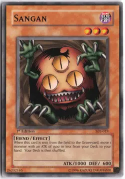 Yugioh - Sangan SDJ-019 1st Edition - Starter Deck: Joey - Image 1