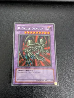 YuGiOh B. Skull Dragon Limited Edition Secret Rare Fusion 2002 Tin BPT-006 - Image 1