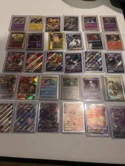 Pokemon TCG Official Lot of 30 Cards Ultra Rare GX EX v or Black - Image 3