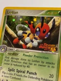 LEDIAN Team Rocket Returns POKEMON Holo EX Stamped 2004 Trading Card 23/109 - Image 2