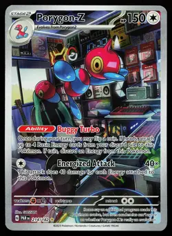 Porygon-Z 214/182 Holo Illustration Rare Paradox Rift Pokemon Card - Image 1