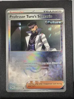 Professor Turo's Scenario PRE 121/131 Prismatic Evolutions Poke Ball Card NM - Image 1
