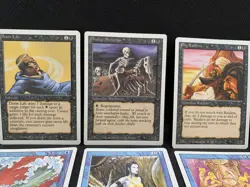 Vintage MTG Card Lot 25pc Magic The Gathering Revised White Border 90's #2 - Image 2