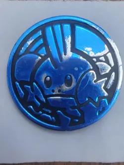 Pokemon Trading Card Games Mudkip Blue Plastic Token Japanese - Image 1