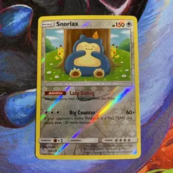 Snorlax 158/214 Unbroken Bonds 2019 Reverse Holo Rare Pokemon Card TCG - Image 1