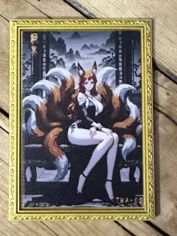 One Piece CCG Goddess Nami Metal Card - Nine Tailed Fox /99 - Image 1