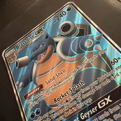 Pokemon TCG Blastoise GX SM189 Jumbo Cards Promo Oversized Holo Rare - Image 2