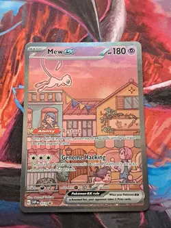 Pokemon TCG Mew EX Black Star Promo Holo Card Scarlet & Violet SVP053 NM/M - Image 1