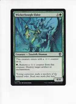 MAGIC THE GATHERING MTG COMMANDER: LORWYN ECLIPSED WICKERBOUGH ELDER - Image 1