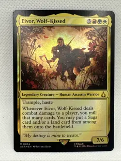 MTG - NM - Eivor, Wolf-Kissed Universes Beyond: Assassin's Creed Foil - Image 1
