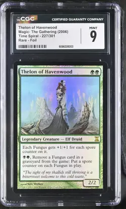 THELON OF HAVENWOOD Time Spiral Foil Rare CGC 9 MTG [Nostalgium] - Image 1