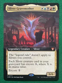 Sliver Gravemother (Extended Art) M Commander Masters 777 NM - Image 1