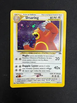 Pokemon Ursaring 15/75 Neo Discovery Rara Holo Unlimited Wizards ITA Vintage - Image 1