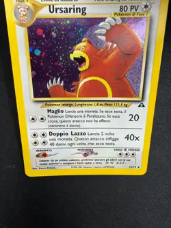 Pokemon Ursaring 15/75 Neo Discovery Rara Holo Unlimited Wizards ITA Vintage - Image 5