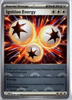SV: White Flare #086/086 Ignition Energy (Poke Ball Pattern) Pokemon TCG - Image 1