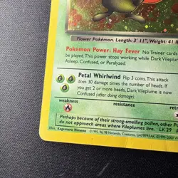 Dark Vileplume 13/82 WOTC Team Rocket Holo Rare Pokemon Card DMG - Image 5